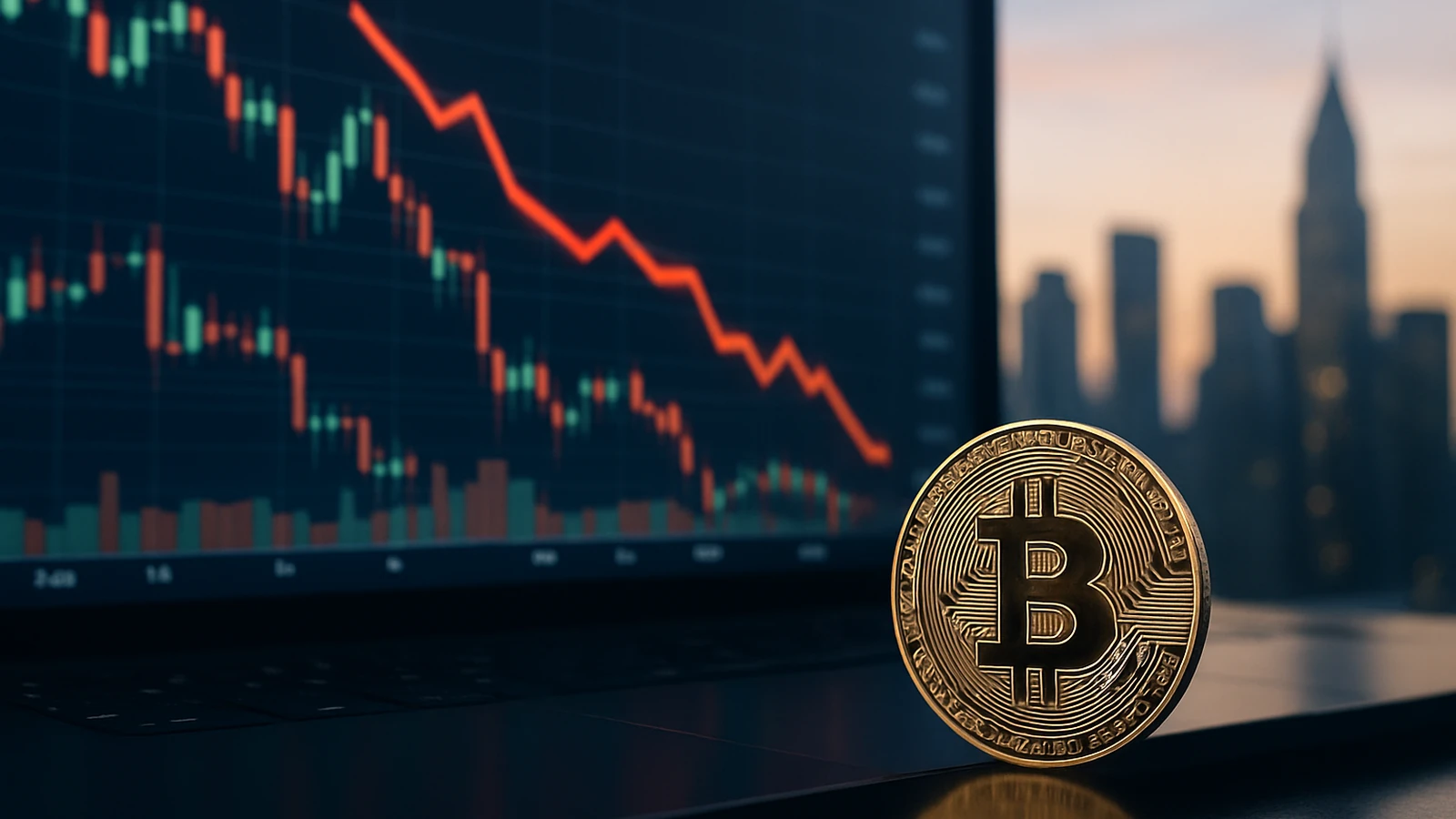 Bitcoin tambalea: el precio cae por tensión comercial y aversión al riesgo — ¿pánico o oportunidad?