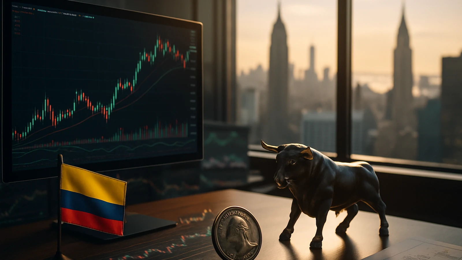 Colombianos apostando a Wall Street: por qué la inversión en EE. UU. subió más del 18 % en 2025