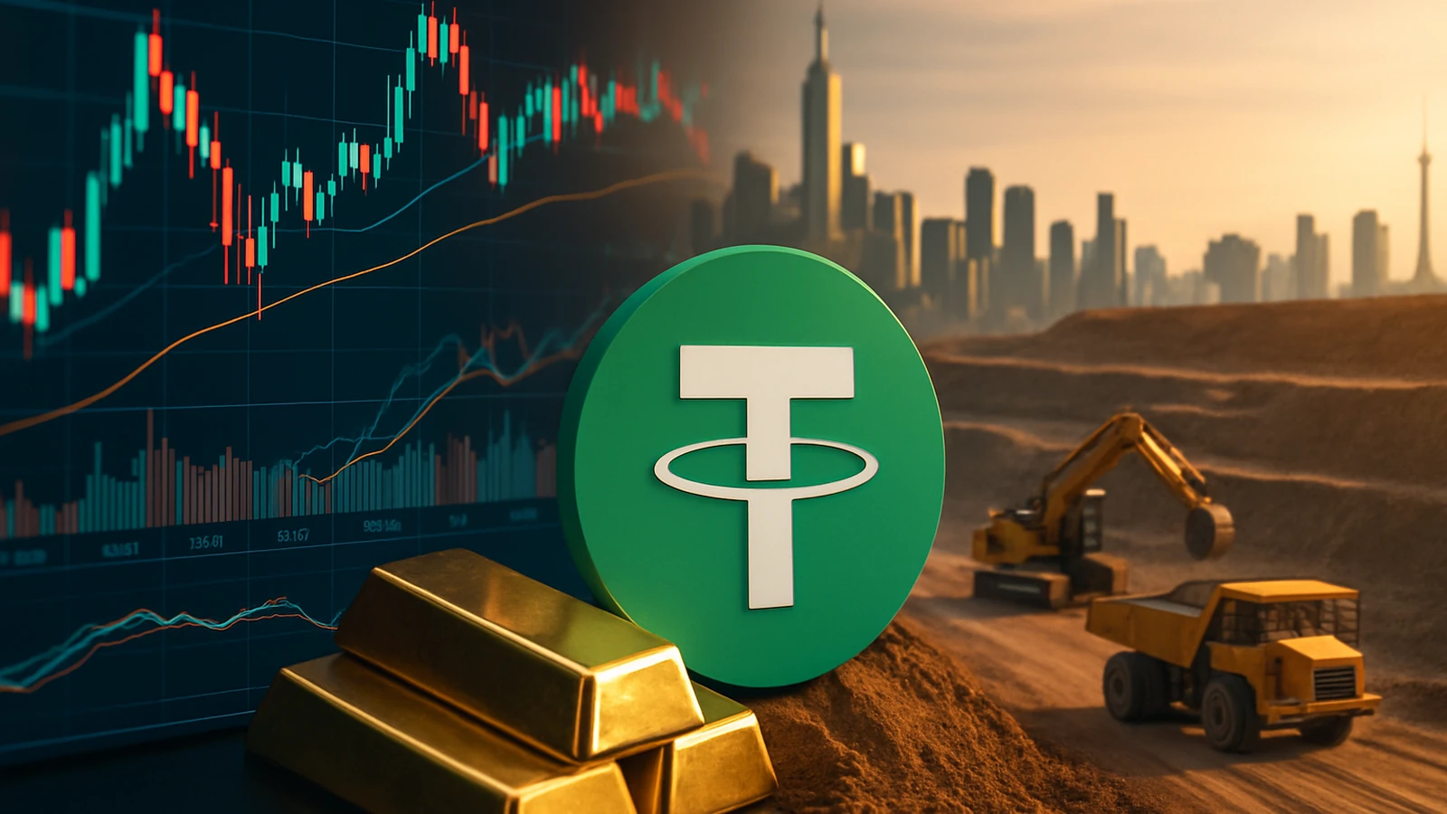 El gigante de las stablecoins Tether invierte en empresas de minería de oro