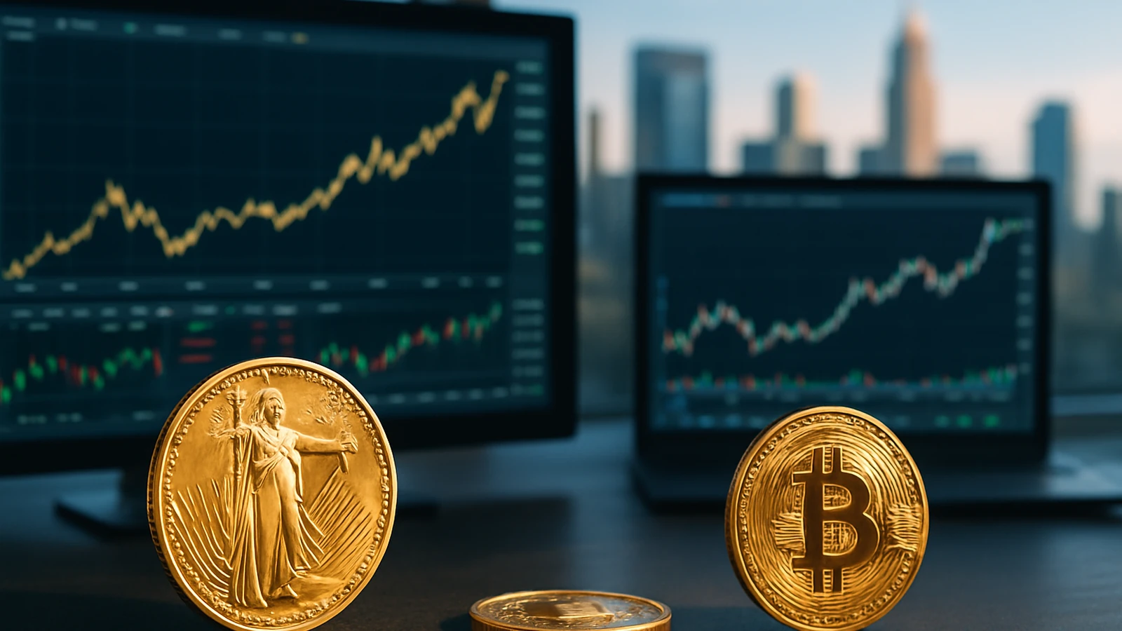 El oro está en máximos históricos: ¿señal alcista para bitcoin o competencia por el mismo dinero nervioso?