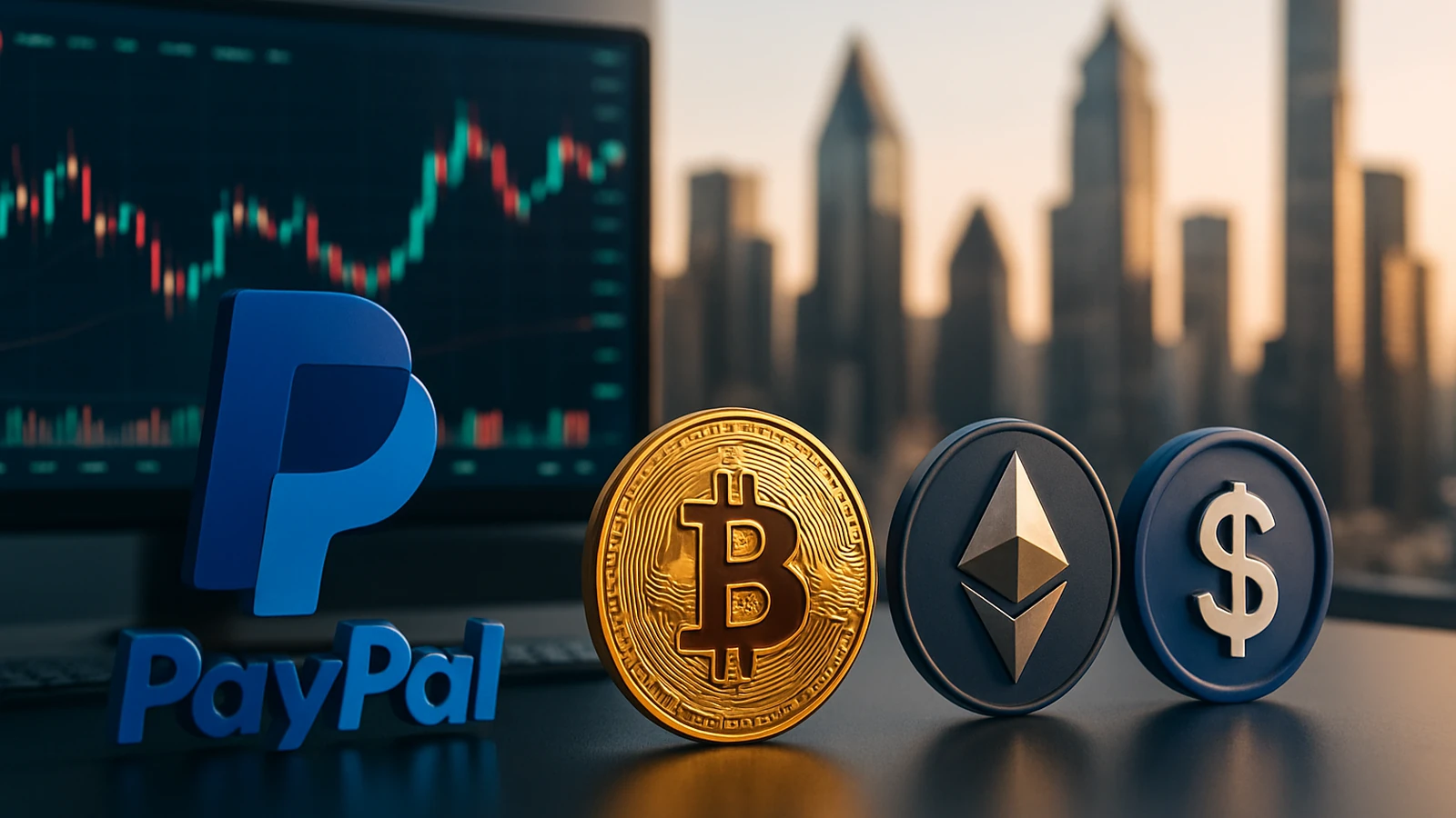 PayPal integra Bitcoin, Ethereum y PYUSD: la billetera gigante entra a jugar a lo grande