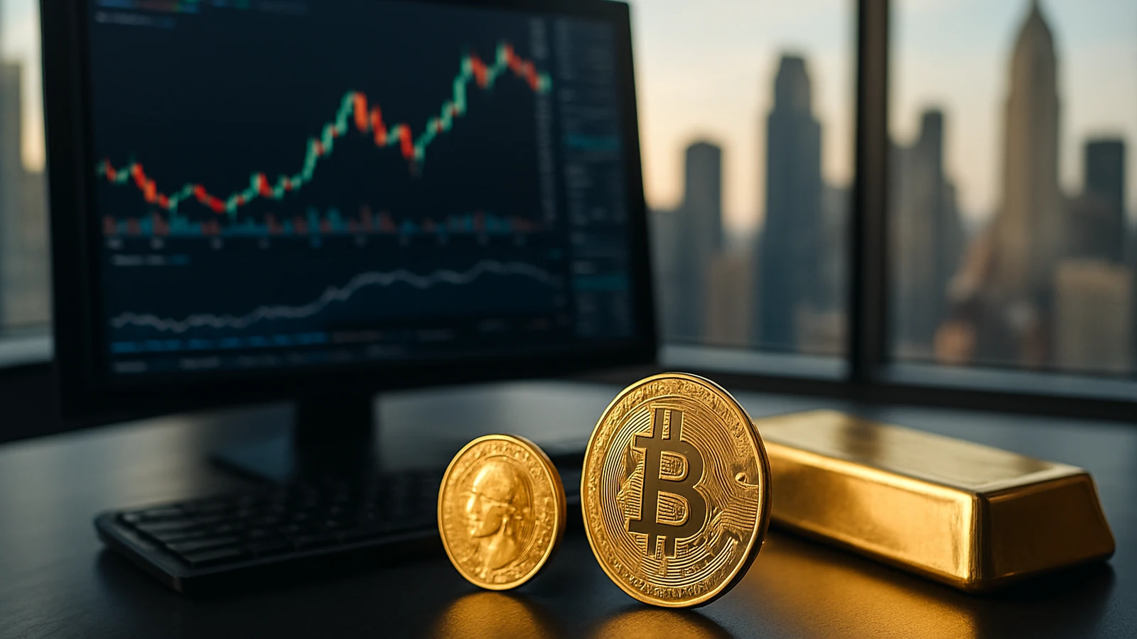 Reservas de Bitcoin de EE. UU. ya equivalen al 3,5% de su oro — y eso cambia el juego