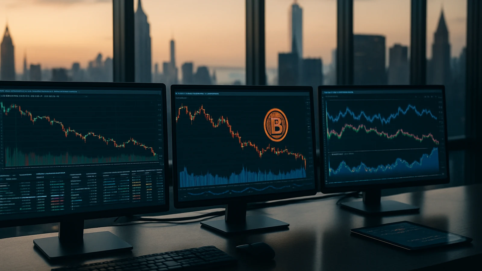 Wall Street en pausa nerviosa: futuros estables, ISM flojo, la Fed en la encrucijada y Bitcoin en caída libre