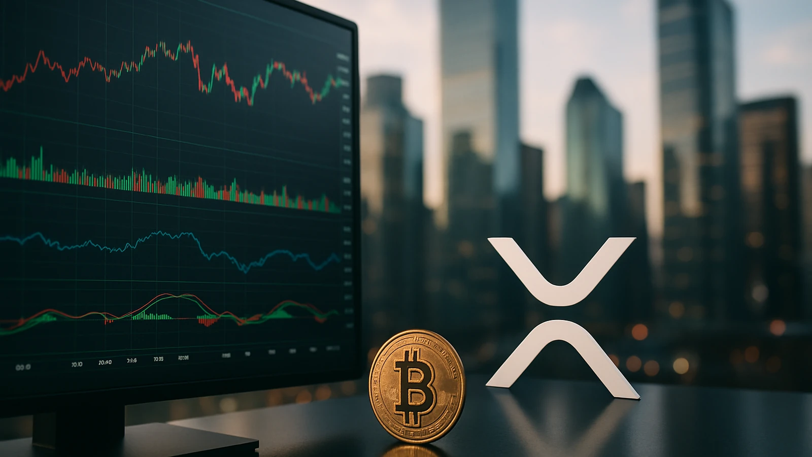 XRP se desliza mientras traders cosechan ganancias de Bitcoin — y los flujos hacia ETFs siguen rompiendo récords